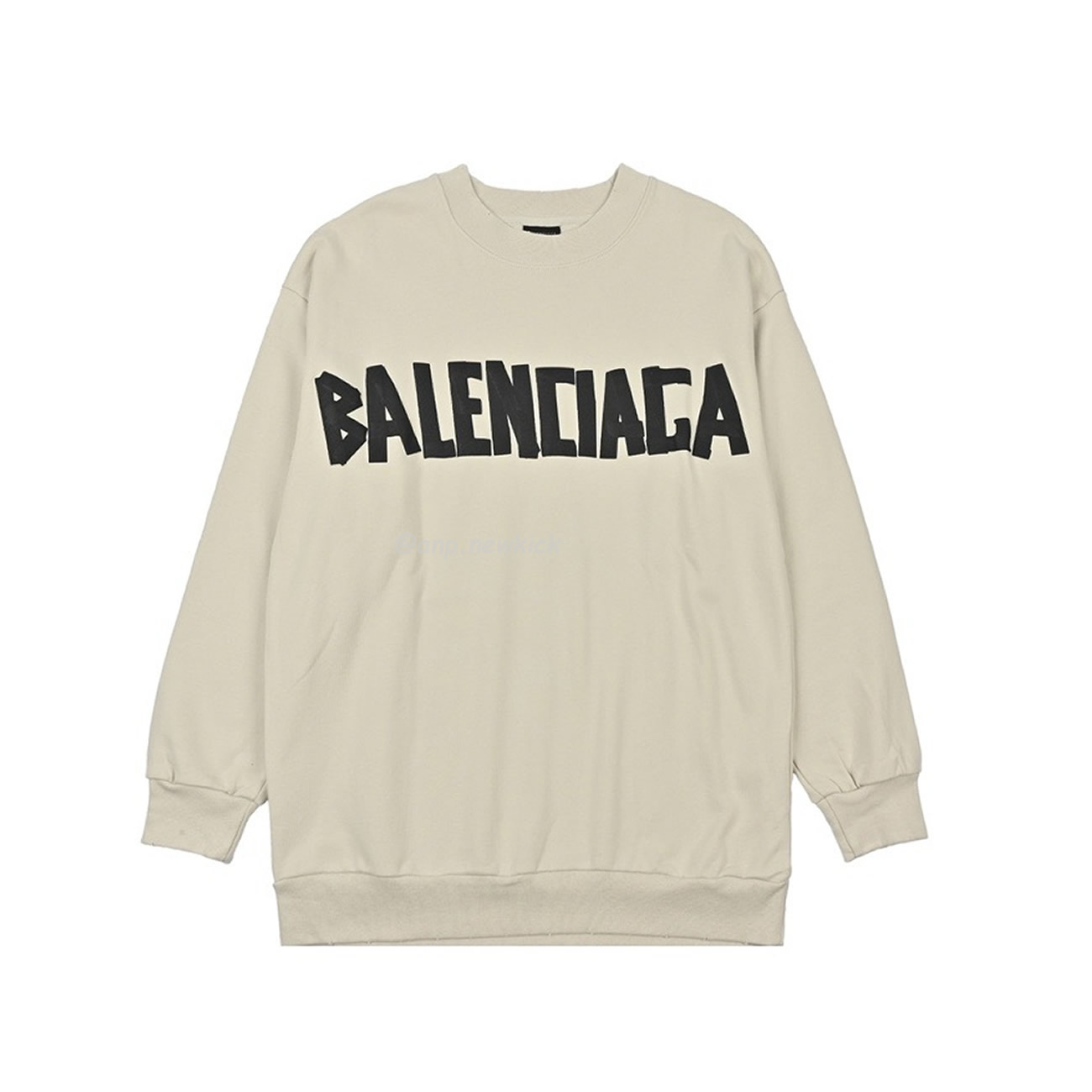 Balenciaga Floral Paper Tape Round Neck Hoodie Xs L (1) - newkick.vip